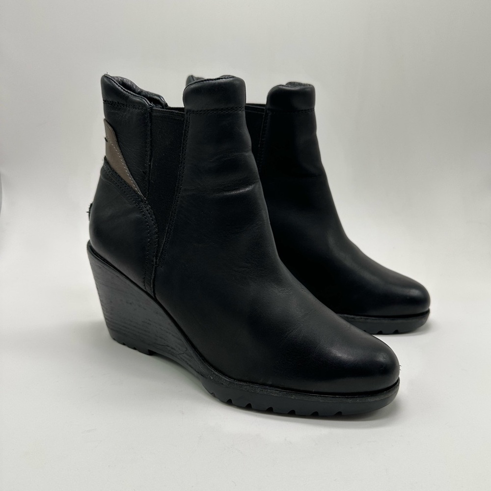 SOREL | After Hours Chelsea Boot in Black Leather